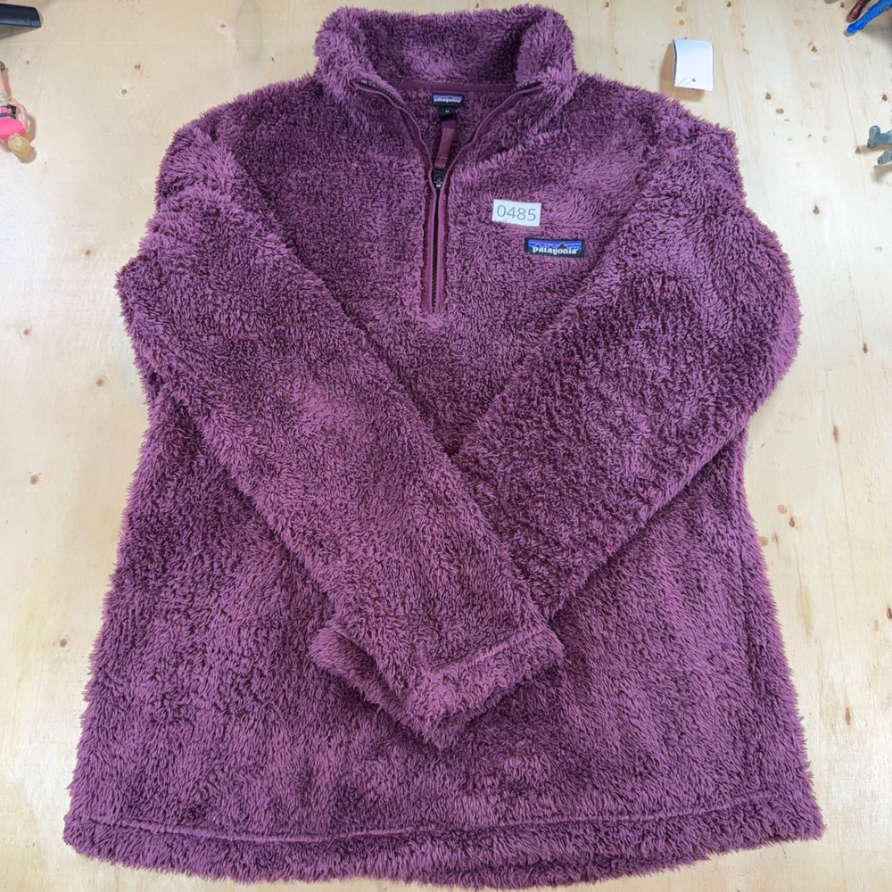 Patagonia Los Gatos Womens M Purple 1/4 Zip Fleece Pullover Jacket 25235